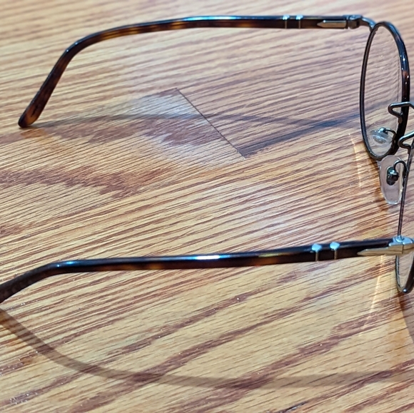 Perasol round medium wire dark brown glasses frames. - Picture 7 of 7